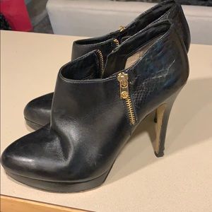 MICHAEL Michael Kors double zipper heeled booties